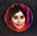 Button, small with picture of Mother Meera