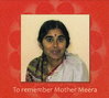 To remember Mother Meera, Mother Meera Music CD